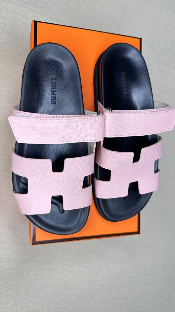 HM Men's Chypre Slide Rosa Pelle di Vacchetta 540209