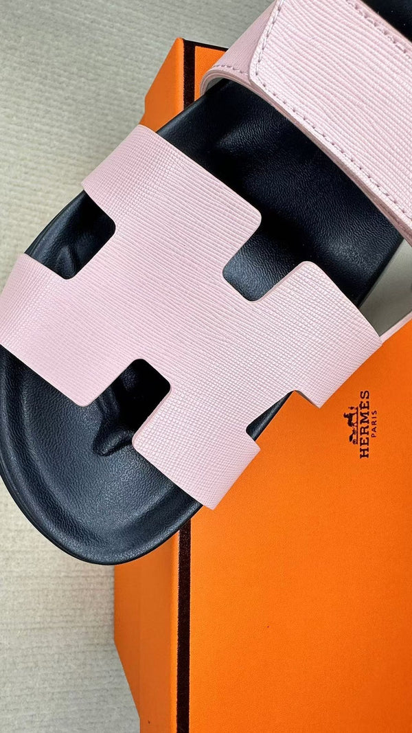 HM Men's Chypre Slide Rosa Pelle di Vacchetta 540209