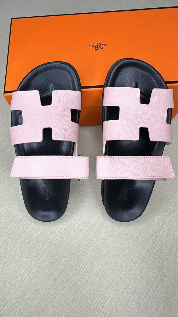 HM Men's Chypre Slide Rosa Pelle di Vacchetta 540209