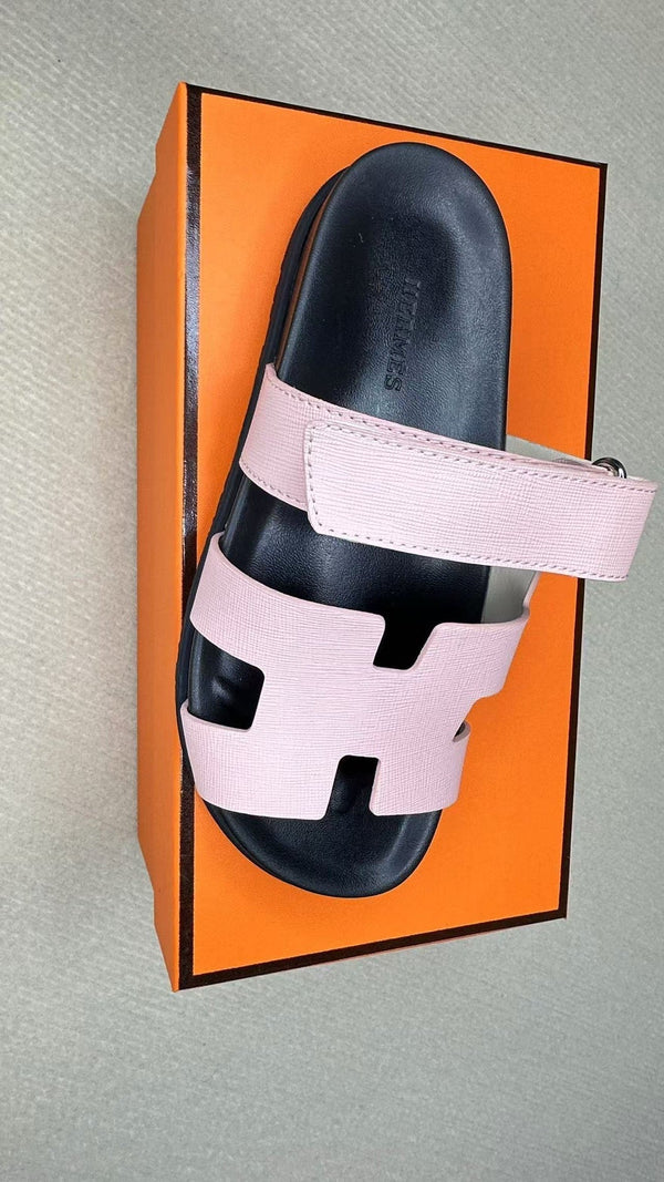 HM Men's Chypre Slide Rosa Pelle di Vacchetta 540209