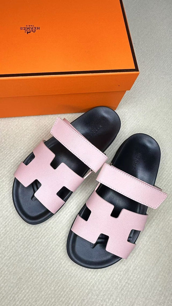 HM Men's Chypre Slide Rosa Pelle di Vacchetta 540209