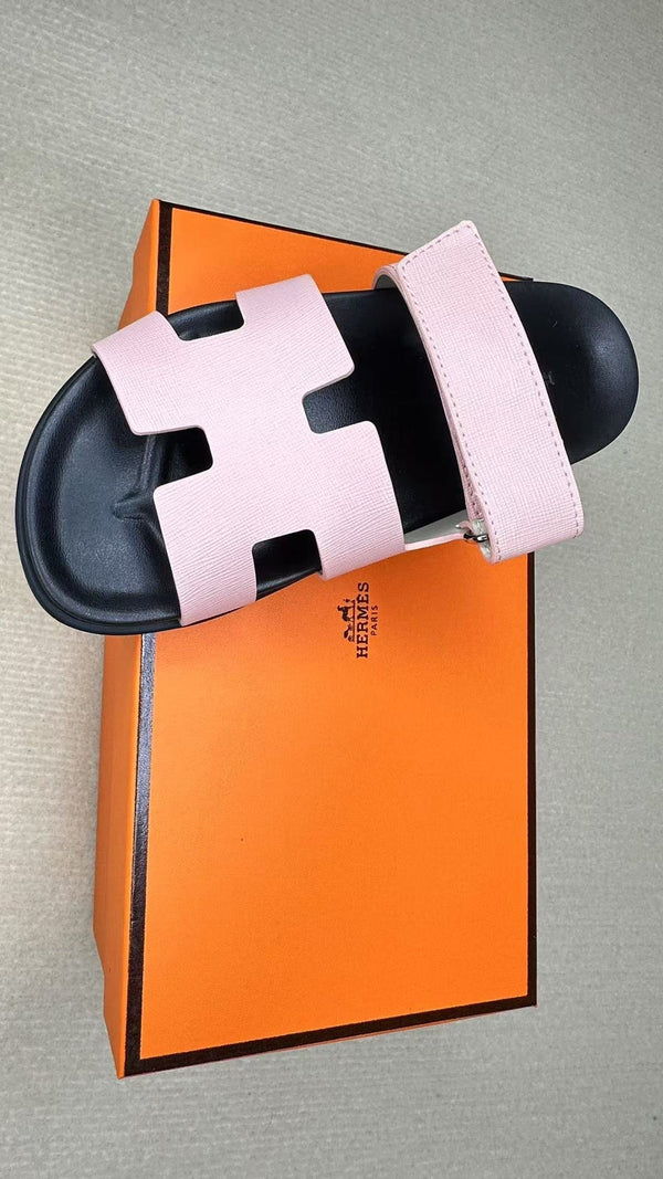 HM Men's Chypre Slide Rosa Pelle di Vacchetta 540209