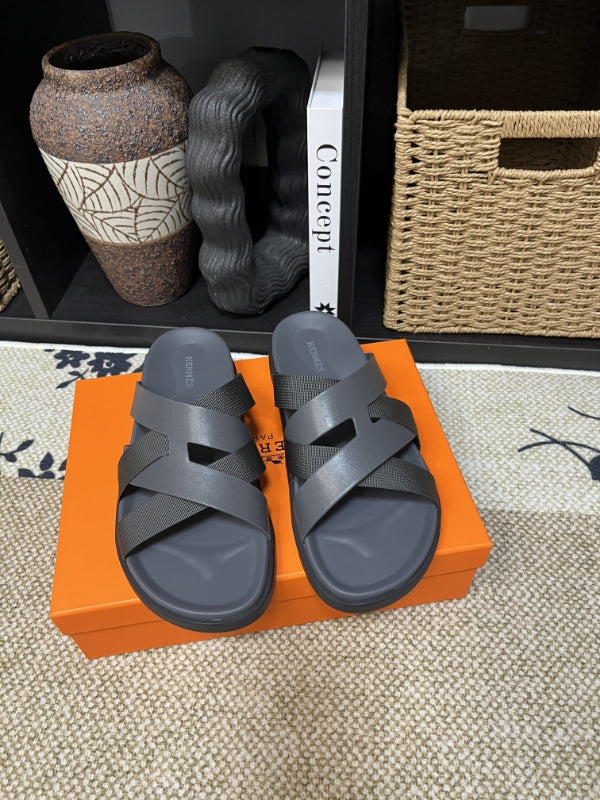 HM Men's Kazimir Grey Calfskin 595527