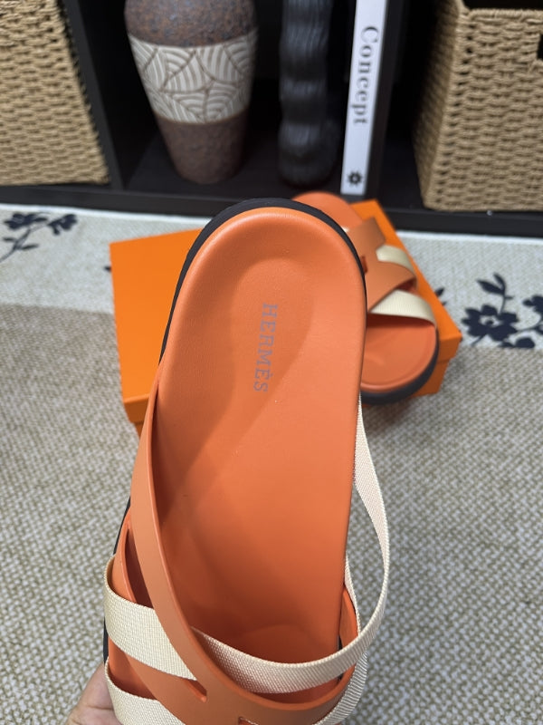 HM Men's Kazimir Brown Beige Calfskin 595557