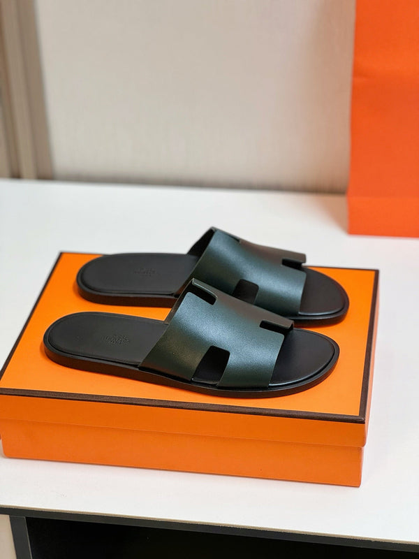 HM Men's Izmir Slide Midnight Cowhide 609776