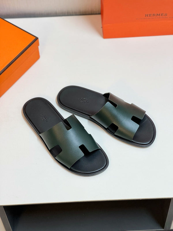 HM Men's Izmir Slide Midnight Cowhide 609776