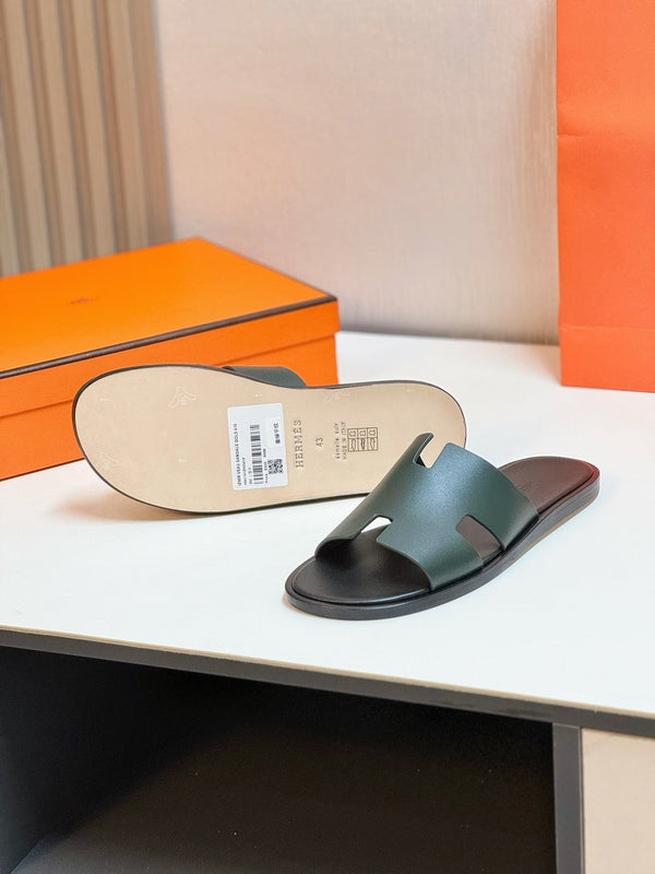 HM Men's Izmir Slide Midnight Cowhide 609776