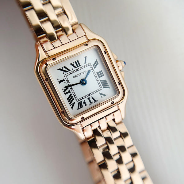 Panthere 22mm Pink Gold Double Chain 44cm