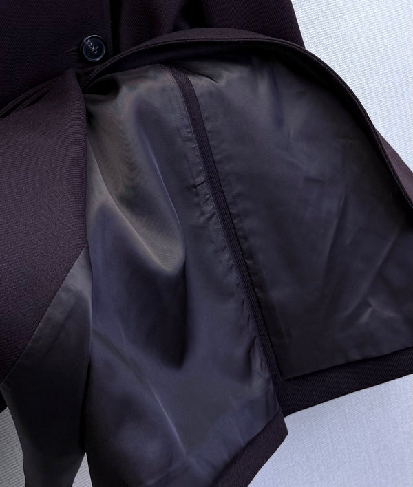 LP 25 Kerril Trench Coat Charcoal Black Waool Blend Fbric 315821