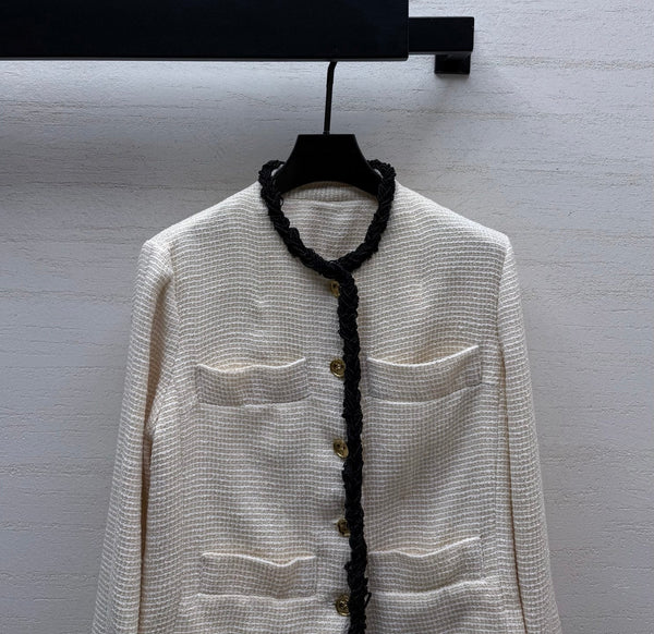 CC Jacket White & Black Tweed 398064