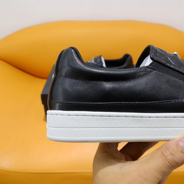 MOCASSINI PRA IN PELLE DI VITELLO CARO NERO