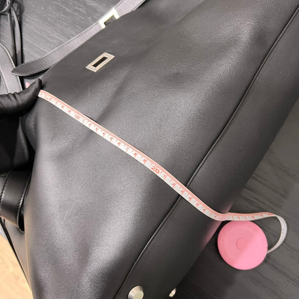 BG Bel Air Shoulder Bag Black Smooth Calfskin