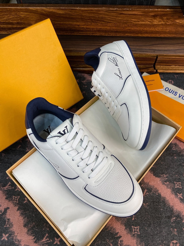 LV RIVOLI FAT SNEAKER WHITE BLUE