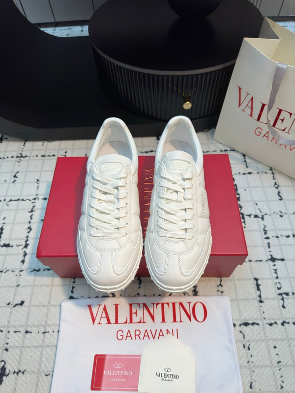 Upvillage Sneaker In Calfskin Leather White 825007