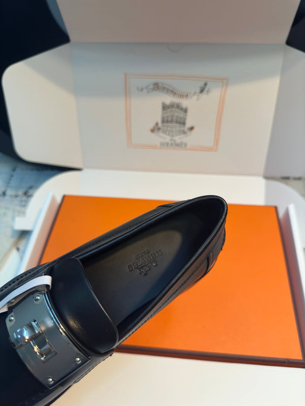 HM Hot Loafer 30mm Black Cowhide 970666