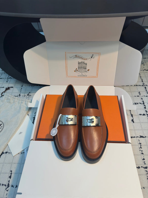 HM Hot Loafer 30mm Brown Cowhide 970667