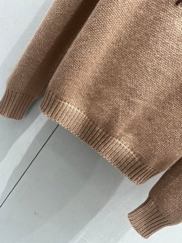 Gucci Sweater Brown Wool 208803
