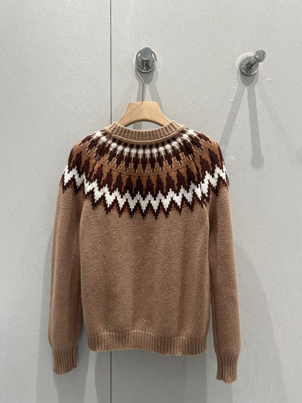Gucci Sweater Brown Wool 208803