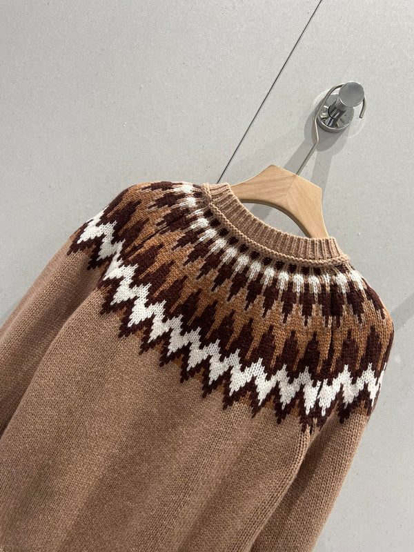 Gucci Sweater Brown Wool 208803