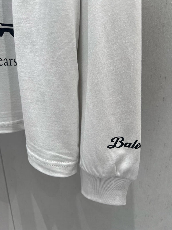 Balenciaga 25 Long-sleeved T-shirt White Cotton 0033