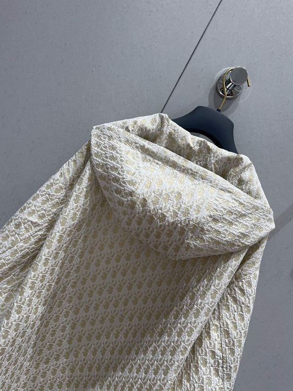 CD 25 Giacca Monogram Beige Poliestere