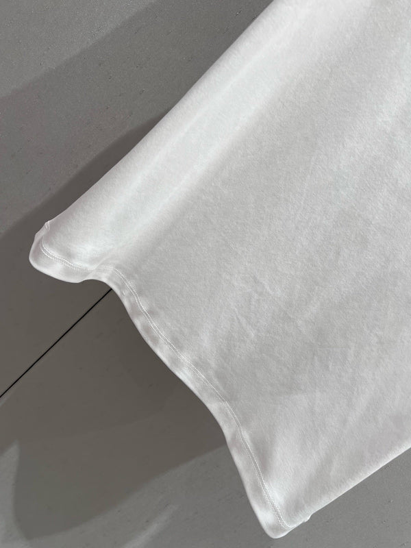 Miu Miu 25 Beaded Short Sleeve T-shirt White Red Cotton 210556