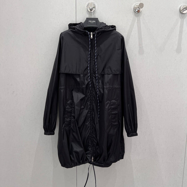 Prada 25 Windbreaker Jacket Black Re-Nylon 210923