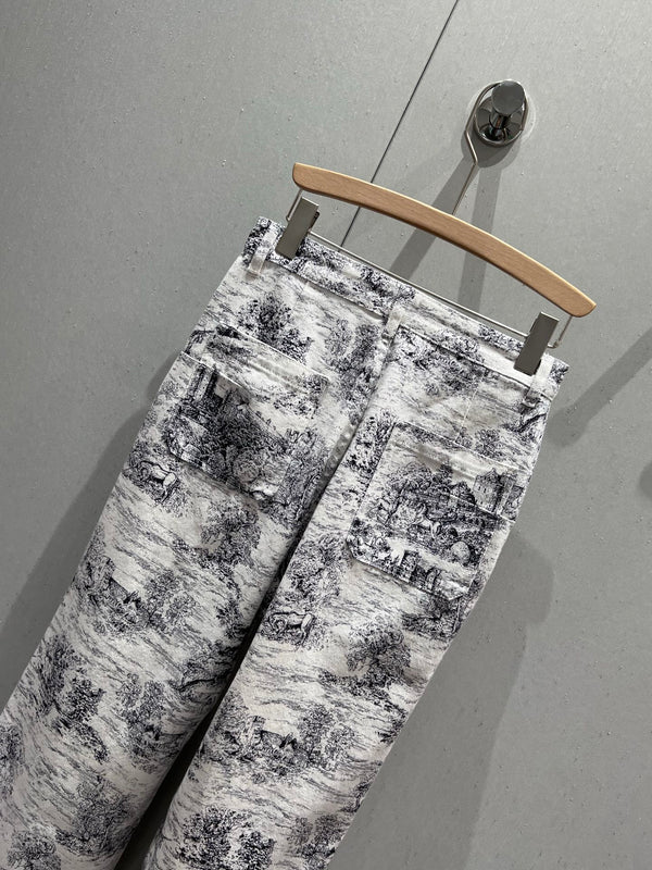 CD 25 Jean denim gris-bleu coton 213452