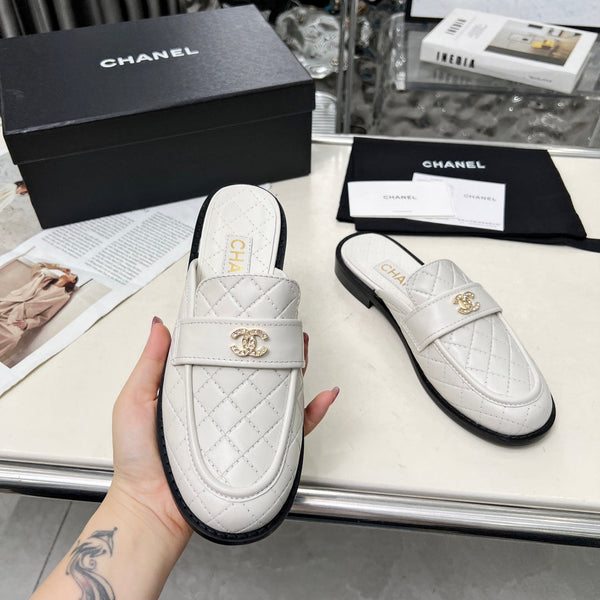 CC 25 Mule White Cowhide 338676