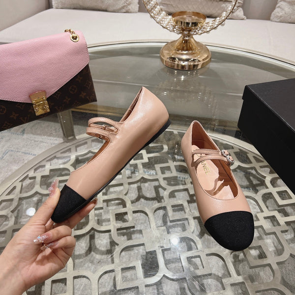 mary janes double buckle beige calfskin black grosgrain