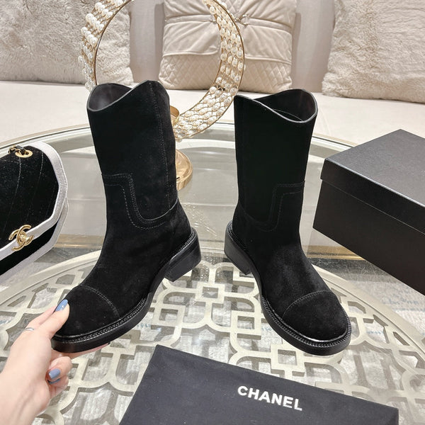 CC Ankle Boots 40mm Black Suede