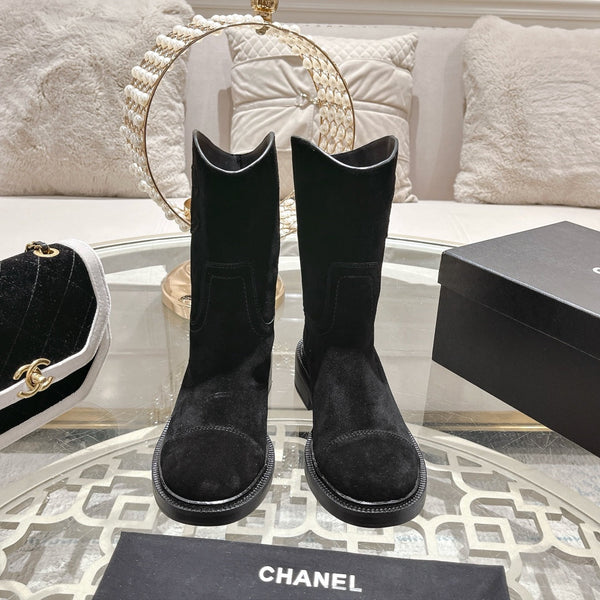 CC Ankle Boots 40mm Black Suede