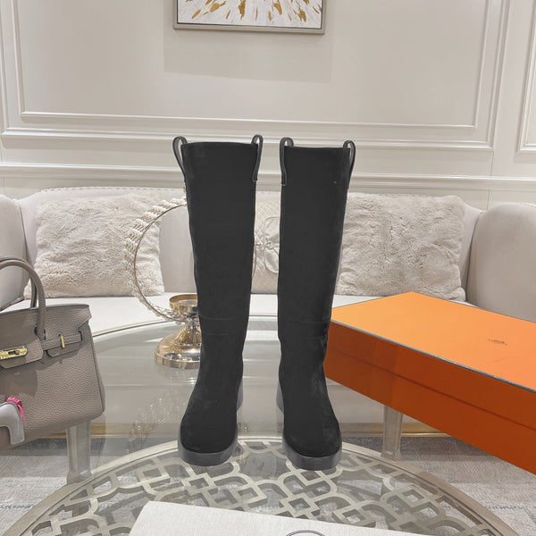 HM Horse 45mm Boot Black Suede 478200