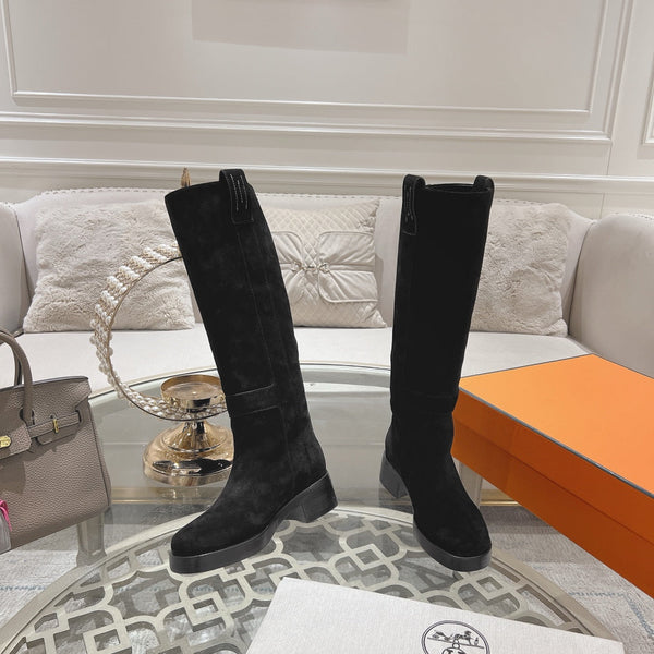 HM Horse 45mm Boot Black Suede 478200