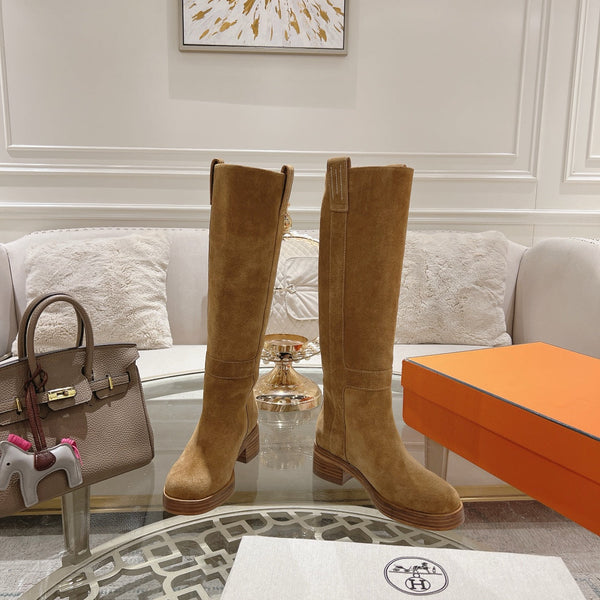 HM Horse 45mm Boot Brown Suede 478201