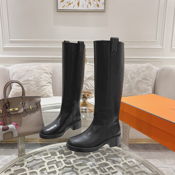 HM Horse 45mm Boot Black Cowhide 478202