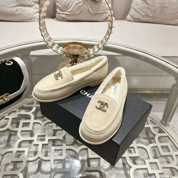 Mocassino CC 25A in pelle scamosciata Sherpa beige chiaro