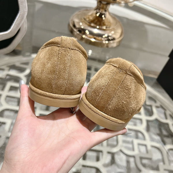 CC 25A Loafer Beige Sherpa Suede