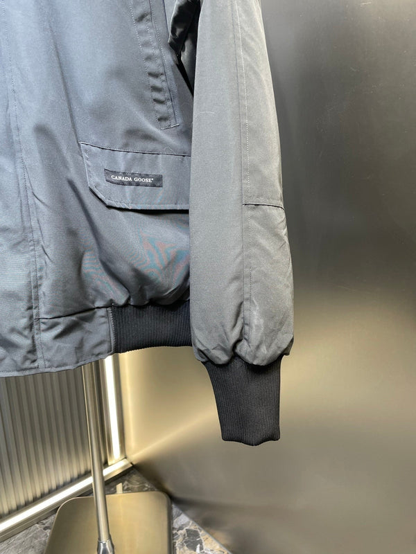 C. Goose Bomber Jacket Grey Polyester 0037