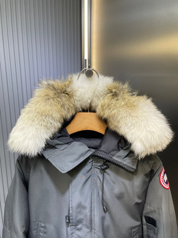 C. Goose Bomber Jacket Grey Polyester 0037