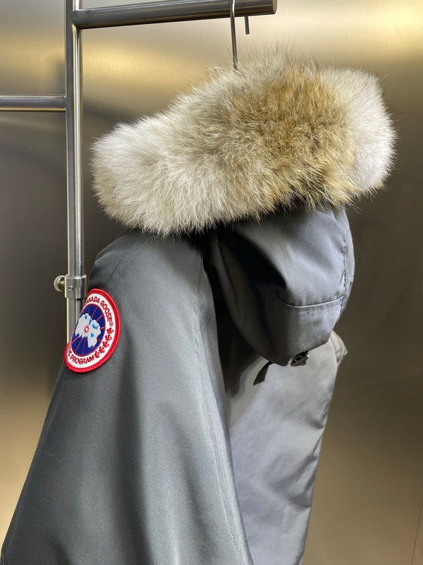 C. Goose Bomber Jacket Grey Polyester 0037