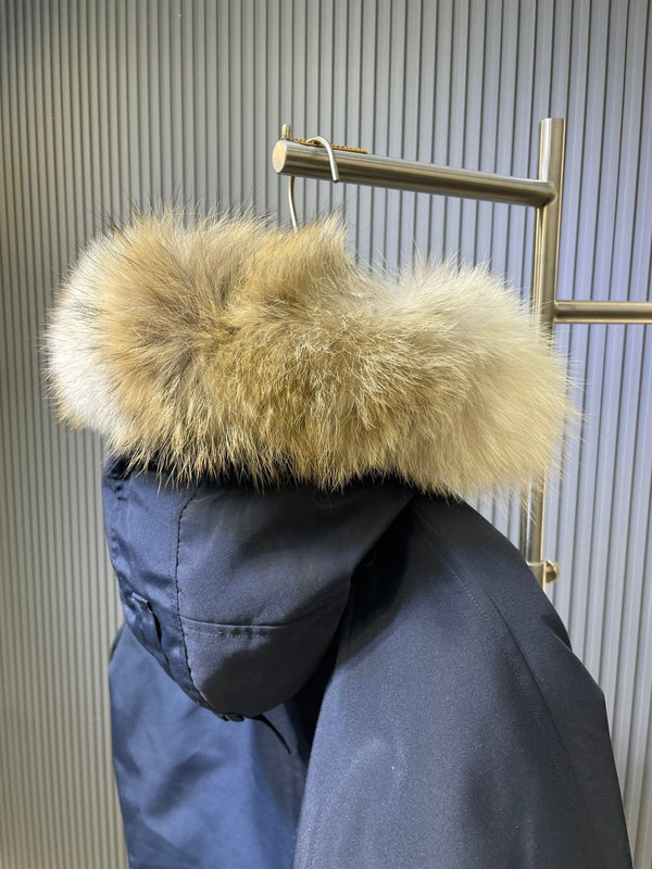 C. Goose Bomber Jacket Black Polyester 0036