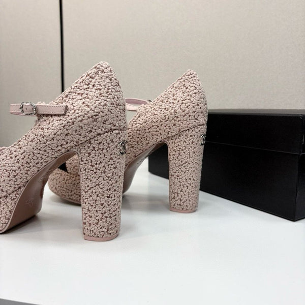 CC 25S Mary Jane Platform 11cm Vitello Tweed