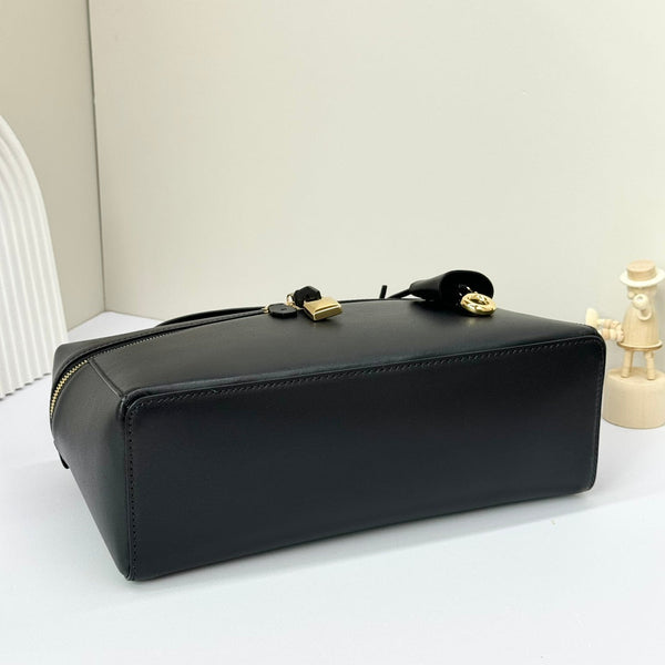 LP Extra Bag 27cm Black Smooth Calfskin