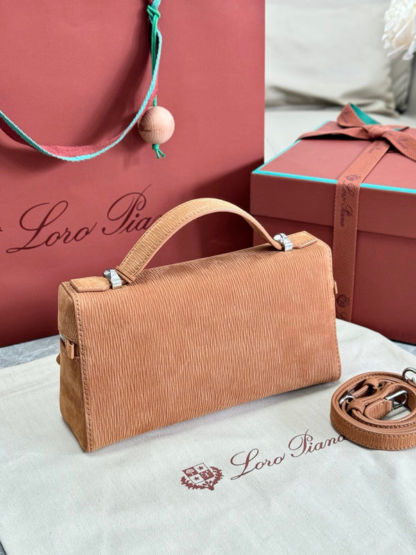 LP Extra Pouch L23 Brown Ripple Leather 282146