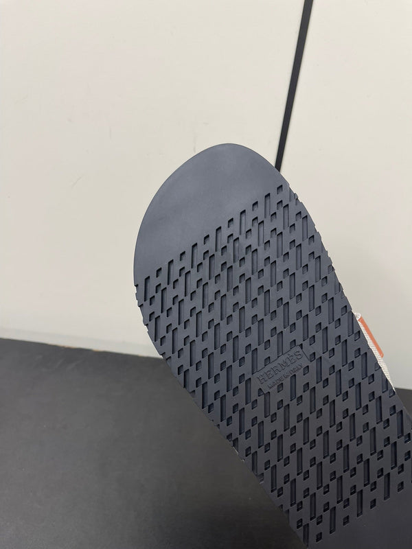 CHYPRE SANDAL ORANGE MIX CREAM CALFSKIN