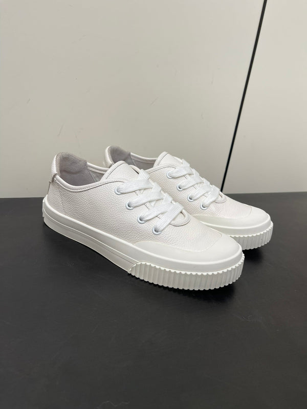 LP CLASSIC BISCUIT SNEAKERS WHITE CALFSKIN
