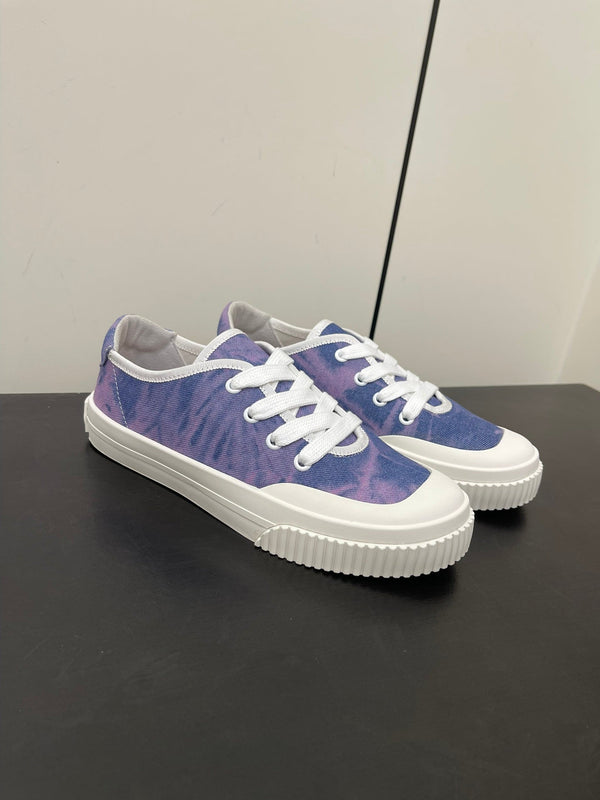 LP CLASSIC BISCUIT SNEAKER LAPIS CALFSKIN