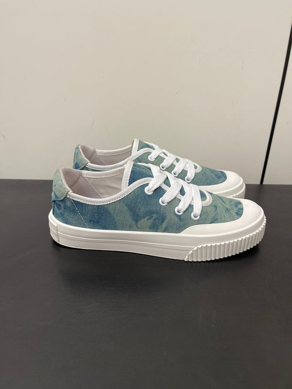 LP CLASSIC BISCUIT SNEAKER SAPPHIRE CALFSKIN