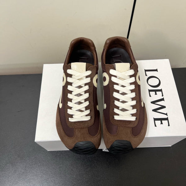 Loewe Ballet Runner 2.0 Sneaker Brown Nylon Sheepskin